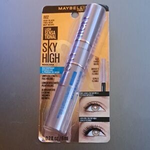 NIB Maybelline Lash Sensational Sky High Waterproof Mascara - Very Black #802